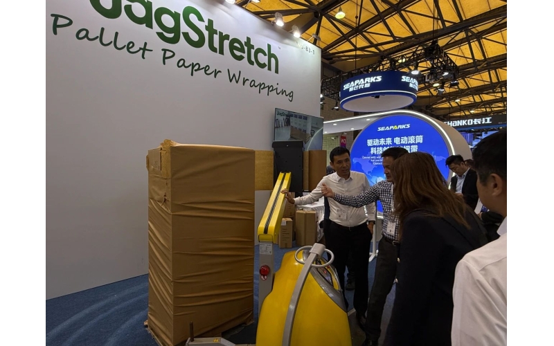 擁抱綠色未來：JagStretch托盤紙纏繞包裝，為可持續(xù)包裝賦能