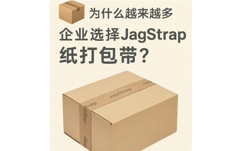 為什么越來越多企業(yè)選擇JagStrap紙打包帶？